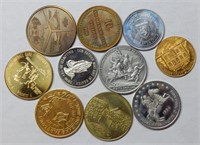 (10) Assorted Tokens & Commemoratives