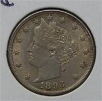 1893 Liberty V Nickel