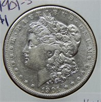 1901 S Morgan Silver Dollar