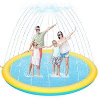 95" Extra Large Splash Pad for Kids and Dogs, 7.91