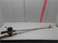 Vintage Fishing Rods and Reels and Lures