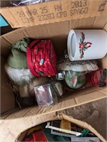 Vintage Christmas box lot