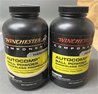 2 - 1 lb Cans Winchester Autocomp Reloading Powder