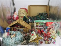 Gros lot de décorations de noël vintages