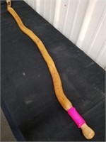 Wood walking stick