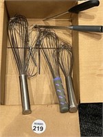 WHISKS & KNIVES (AS SHOWN)
