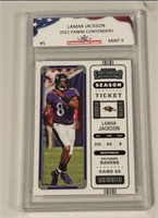 2022 Panini Contenders #5 Lamar Jackson Card