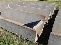 Concrete J feed bunks