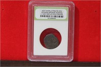 A Slabbed Spanish Bronze Nummis