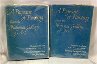 Two large art gallery books