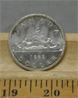 1963 Canada $1 coin