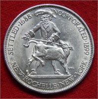 1938 New Rochelle Silver Commemorative Half Dollar