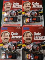 (4) Dale Jarrett Die Cast Car Key Chains- Nascar