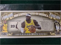 Lebron James Novelty Collector Bill