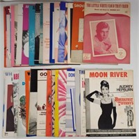 40 Pieces Of Assorted Vintage Sheet Music