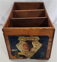Wenoka Apples Wood Crate