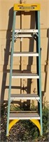 C- 6 foot Fiberglass Werner Ladder