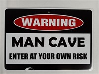 Man Cave Novelty Sign
