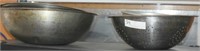 Stainless Steel colander 13" wide, (2) Stainless