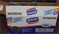 3/4 box Dixie domed hot cup lids for 12 oz. & 16oz