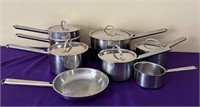 Large Set of MPS Stainless Steel Cookware
