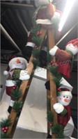Decorative Snowman on ladder