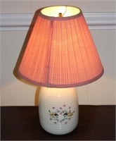 lamp w bird motif