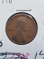 1918 Wheat Penny
