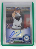 2011 Topps Chrome Jake McGee Auto RC #181