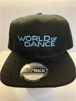 World of dance snap to fit ball cap appears to be