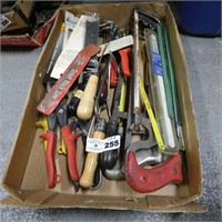 Assorted Hand Tools, Snips, Pliers, Saws - Etc