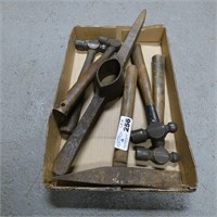 Lot of Assorted Ball Peen Hammers - Etc