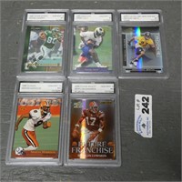 Lot of Graded Football Cards