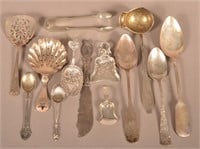 Lot of Various Antique Sterling and Coin Silver.