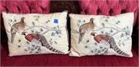 Pair Of Pheasant Pillows