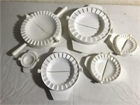 Lot of Pastry Pie / Turnover / Empanada Molds