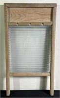 Wood & Glass Washboard