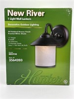 New River Light Wall Lantern NIB