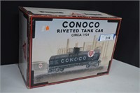 Conoco Riveted Tank Car Collectible