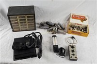 Lot Of Various Radio Parts, Electrical Parts Etc.