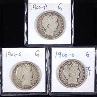 Barber Half Dollars, One a Better Date (3)