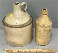 Antique Stoneware Jug & Bottle Lot