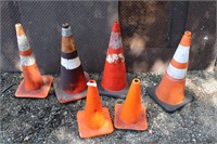 Assorted Traffic Cones