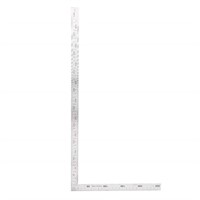 Oumefar L-Shaped 90 Degree Metal Square Ruler (500