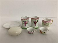 Antique Porcelain Cups and Saucer