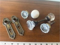 Antique door knobs