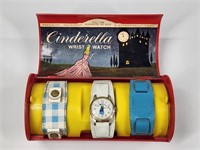 VINTAGE BRADLEY CINDERELLA WRIST WATCH SET