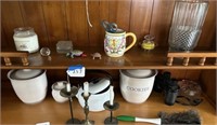 2-Shelves of Assorted Items