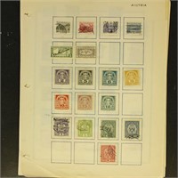 Austria Stamps Used & Mint Hinged accumulation on