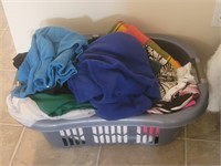 Laundry basket clothing and linens